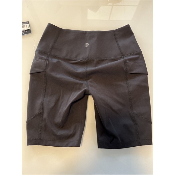 Eddie Bauer Petite Small Guide Trex Collection Compression Shorts Black NWT - Picture 4 of 11